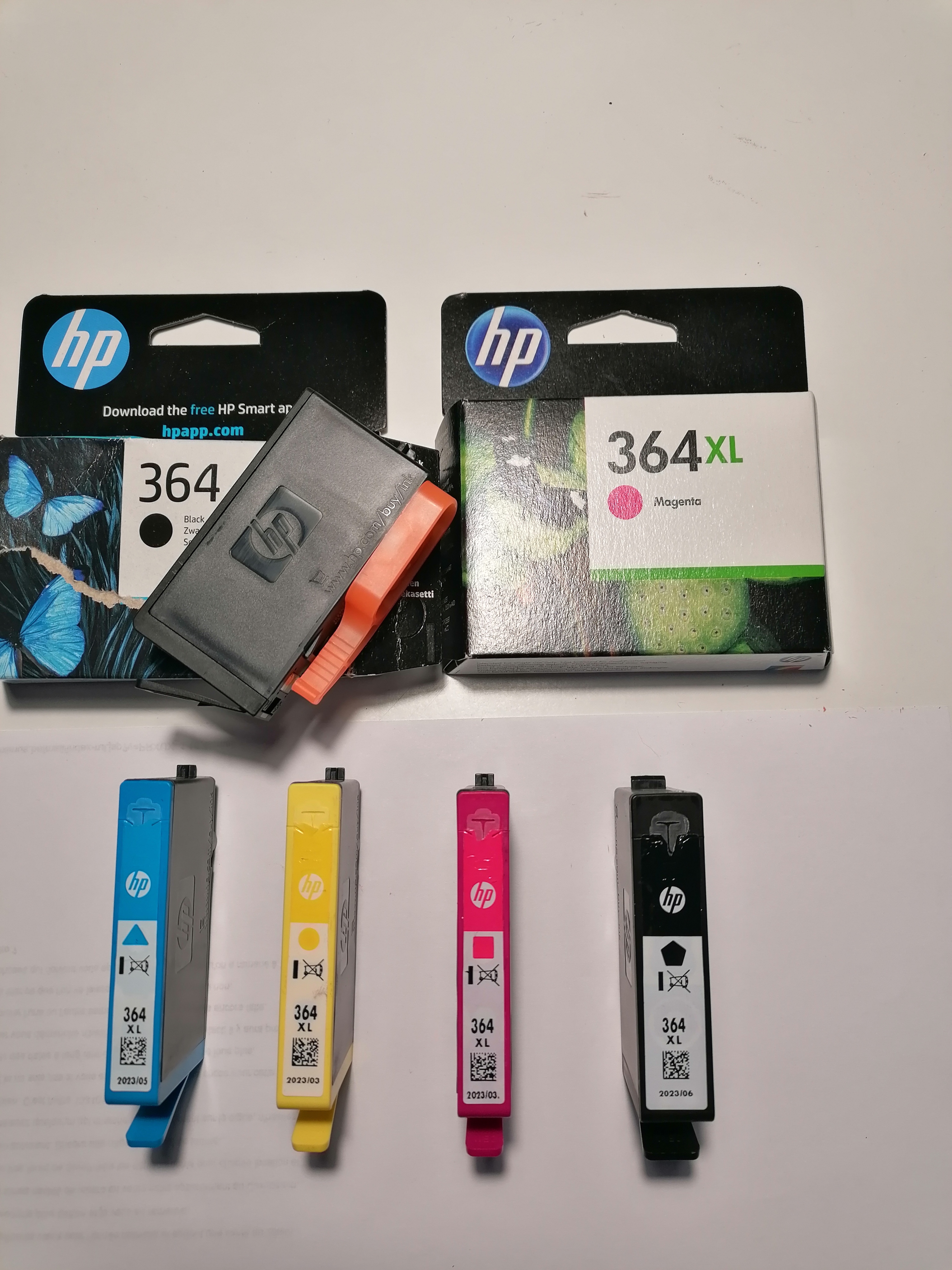 cartouches imprimante HP 364