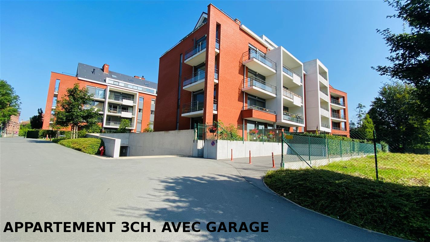 Magnifique appartement 3 chambres avec garage