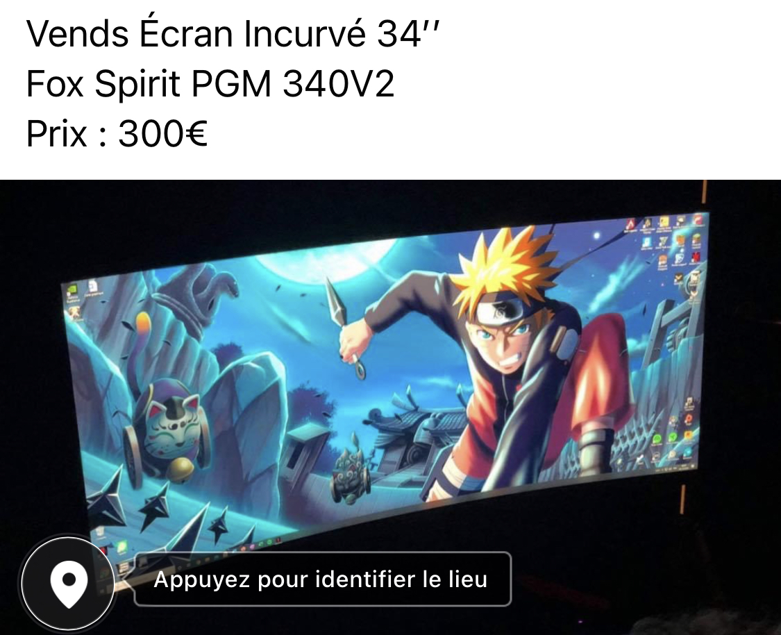 Écran Incurvé 34 ‘ Fox Spirit