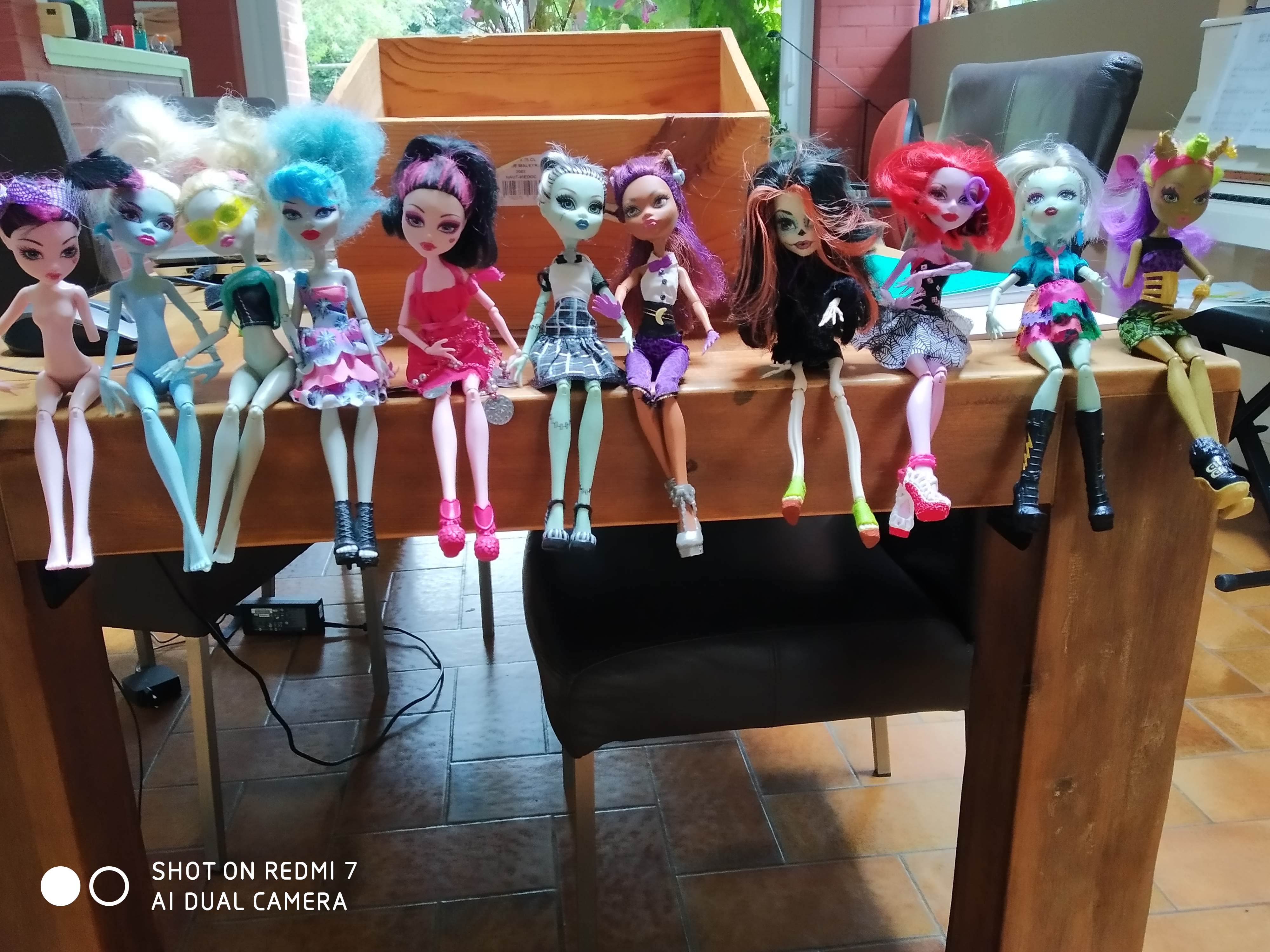 lot de poupées monster high