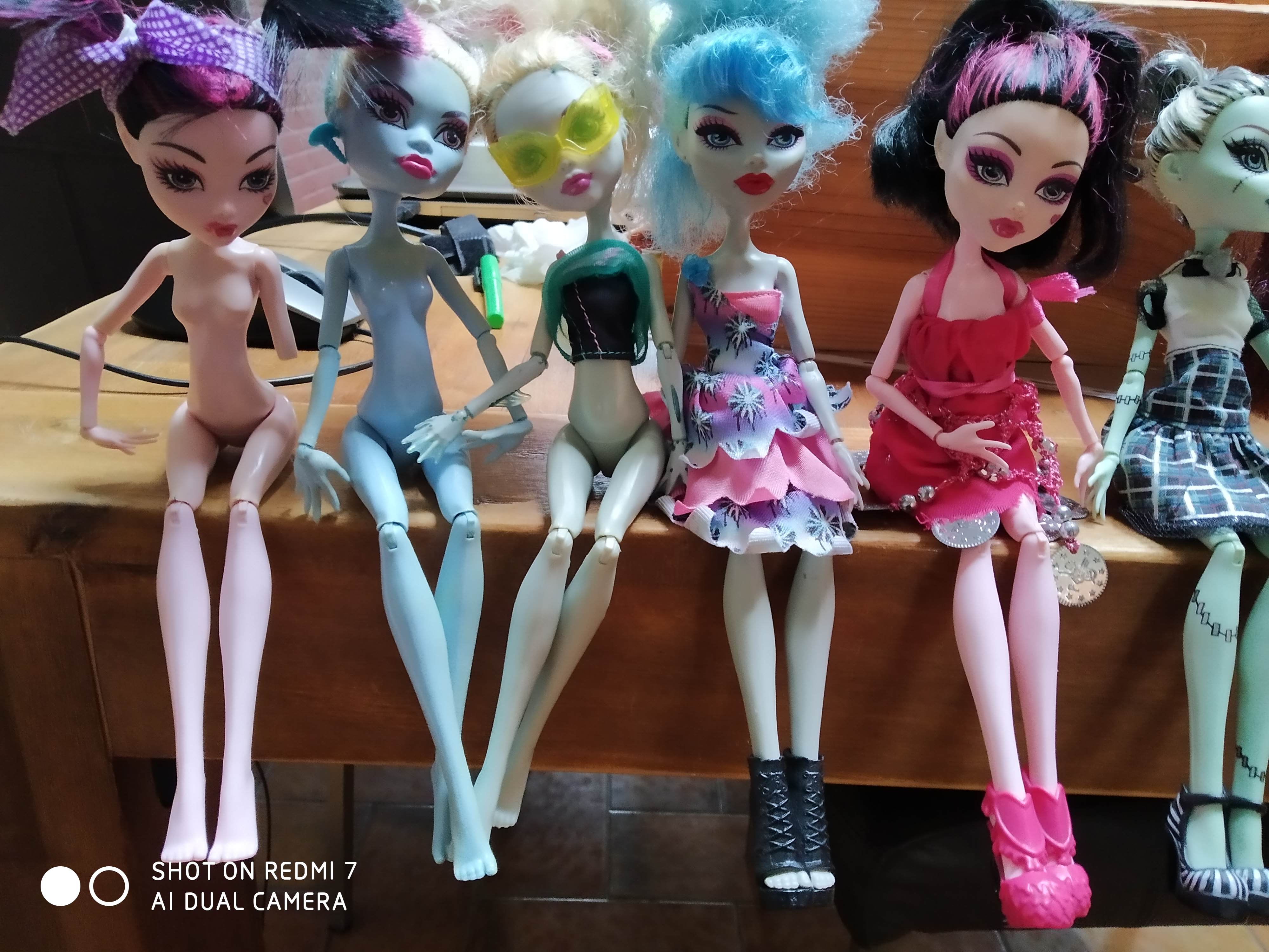 lot de poupées monster high