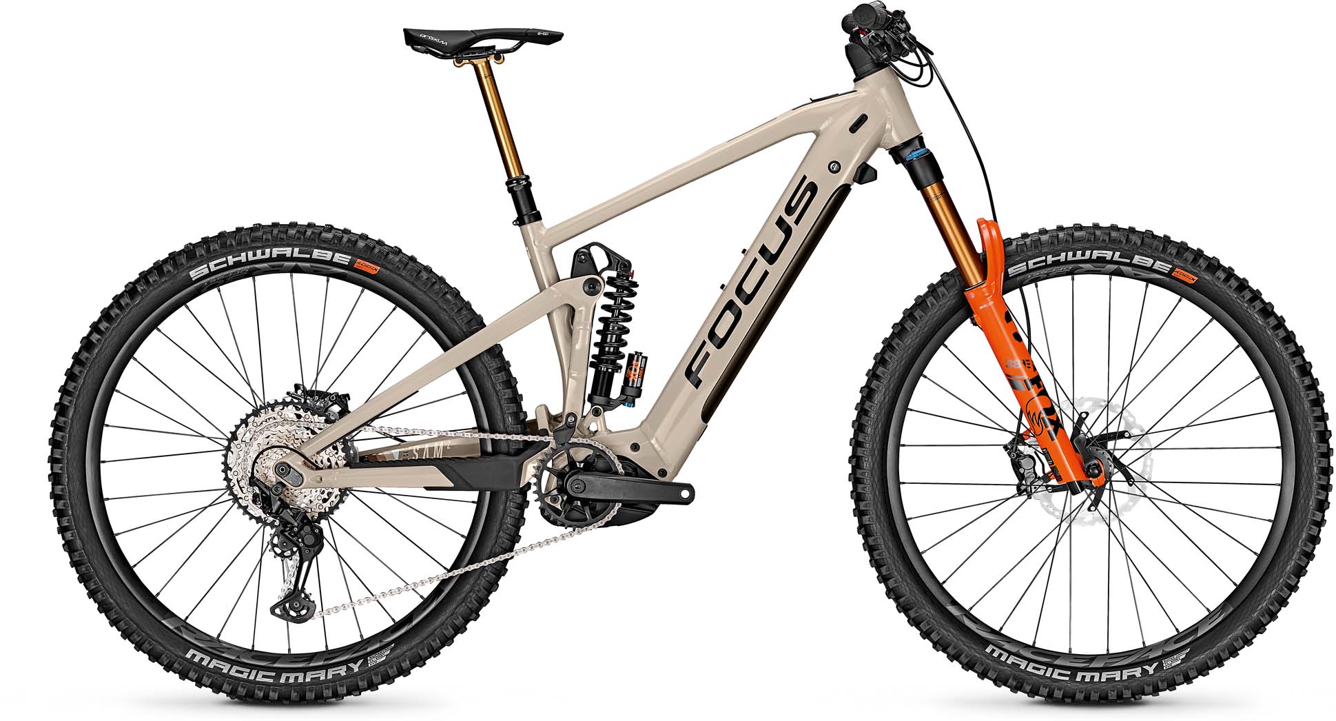Focus Sam2 6.9 Milk Brown 2021 – Vélo électrique tout-terrain