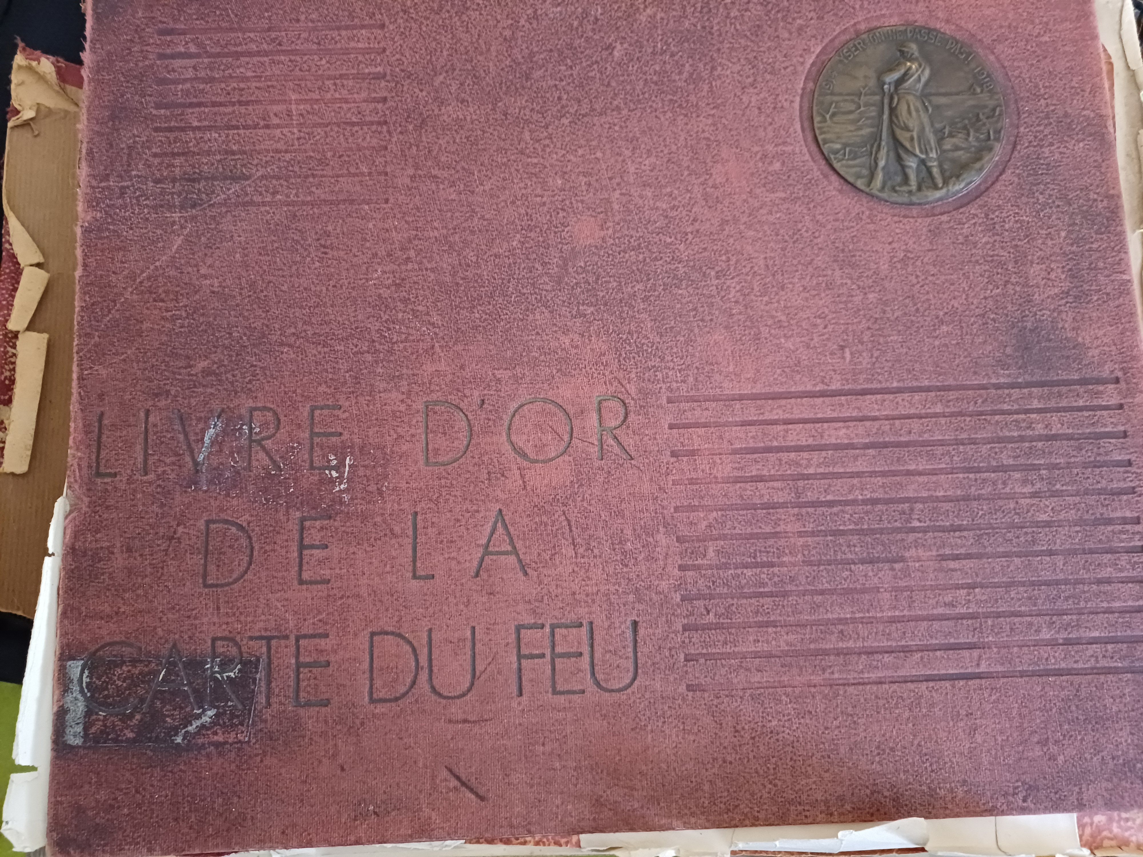 Livre d'Or de la carte du feu